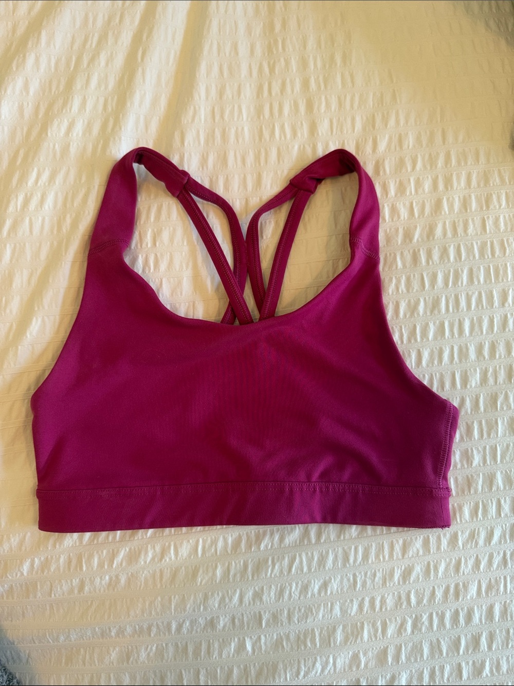 Old Navy Fuchsia Strappy Crossback Sports Bra